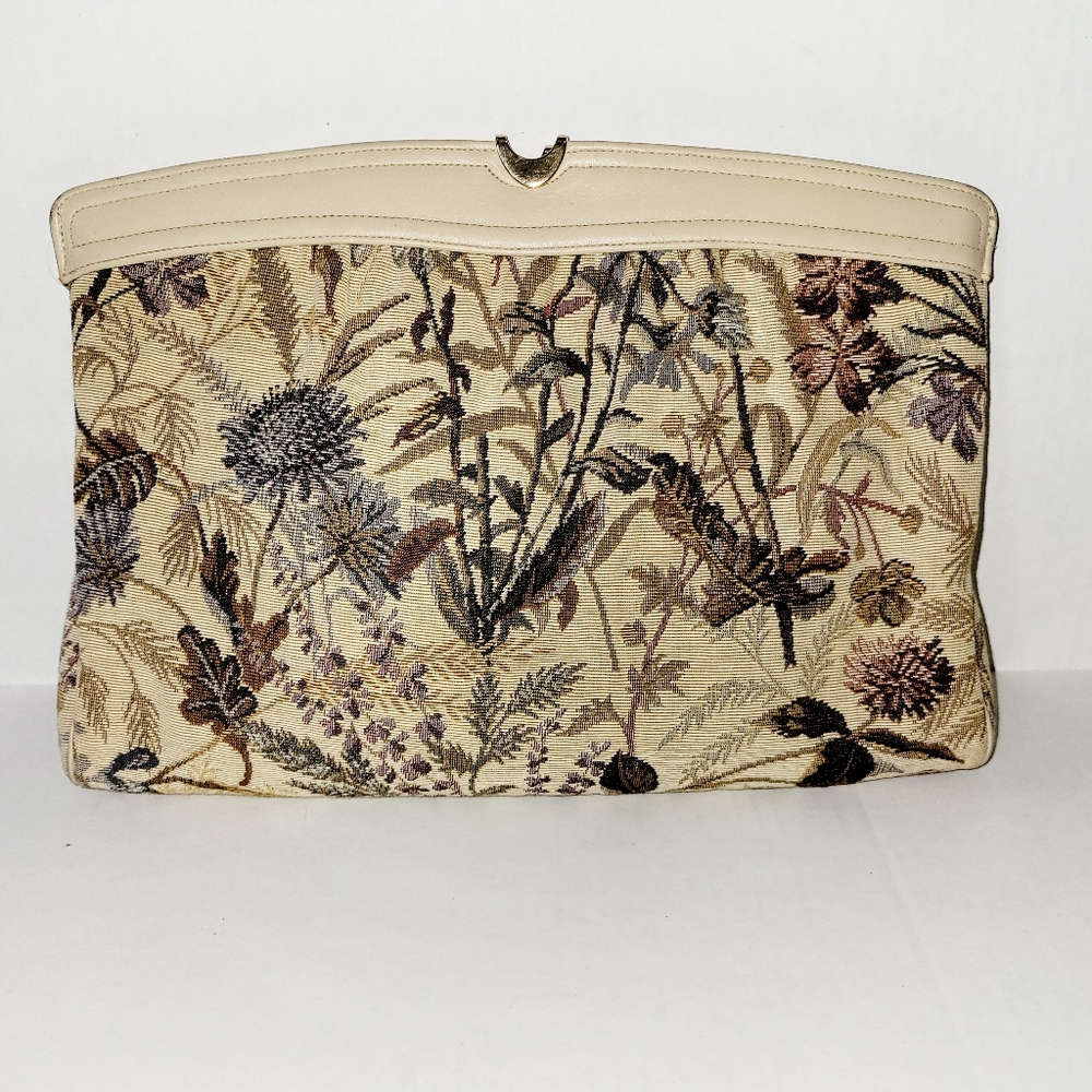 Vintage Morris Moskowitz Floral Purse